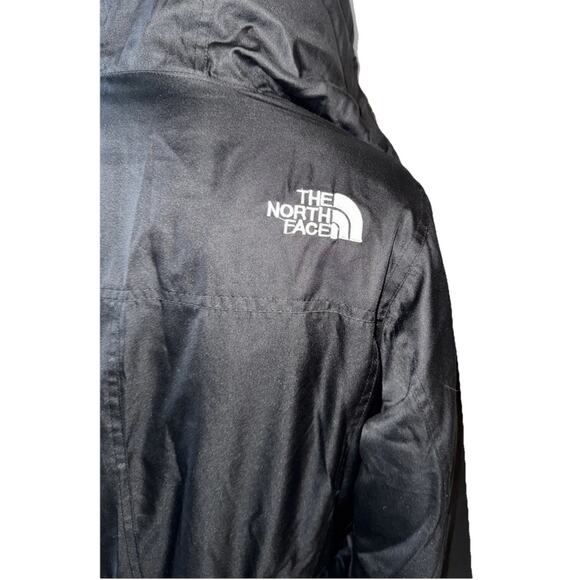 The North Face Goose Down Hyvent Silver Buckle Black Coat Size M - Picture 10 of 14